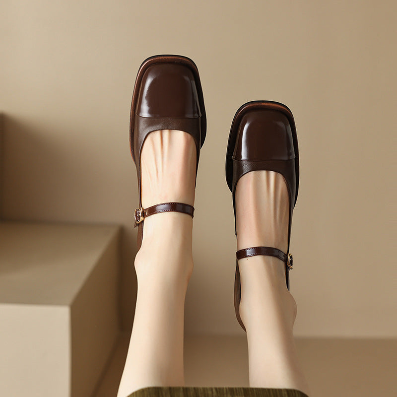 Authentic Leather Heels Erel