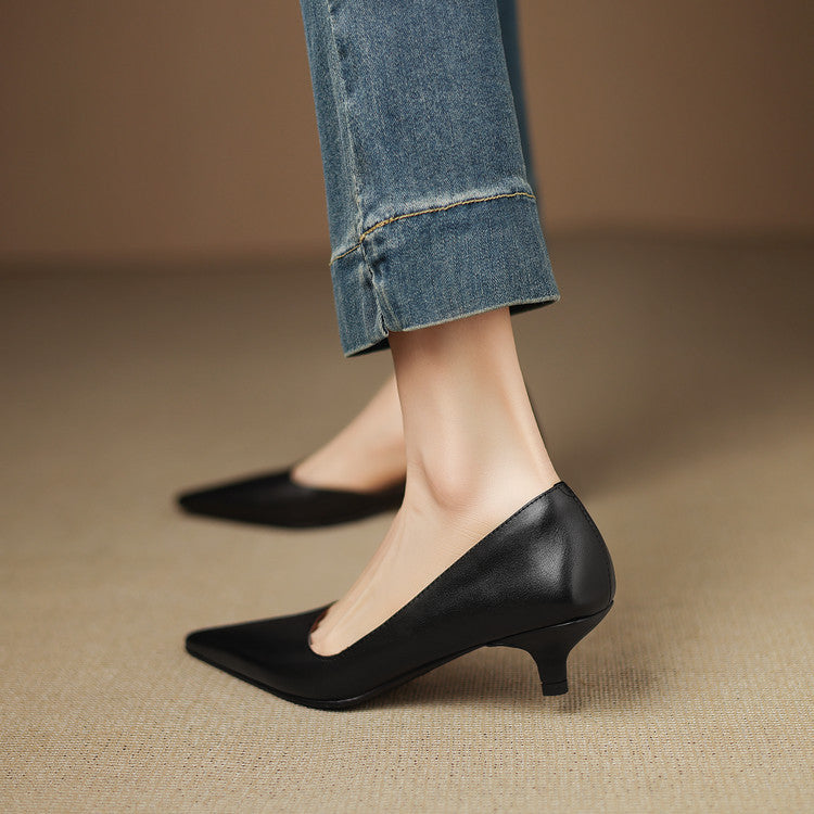 Authentic Vienna Leather Heels