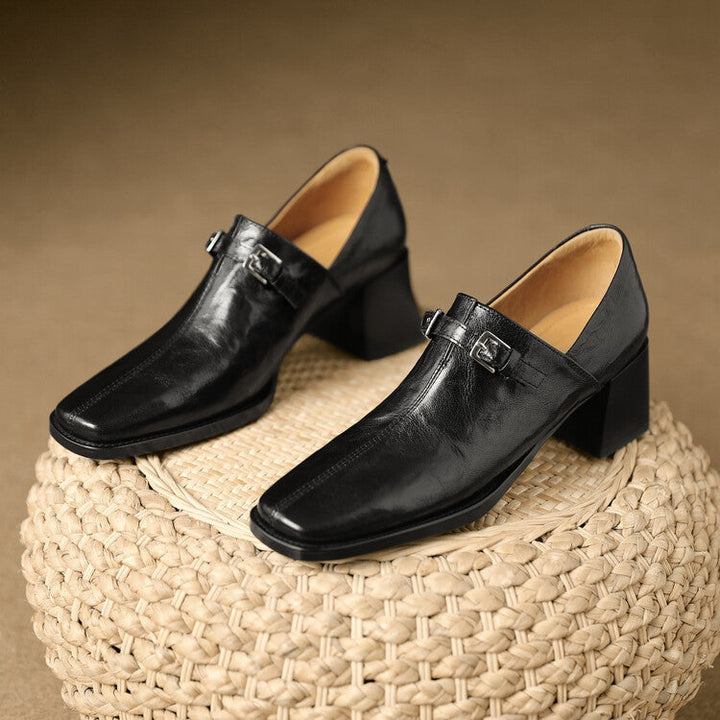 Authentic Ekra Leather Heels