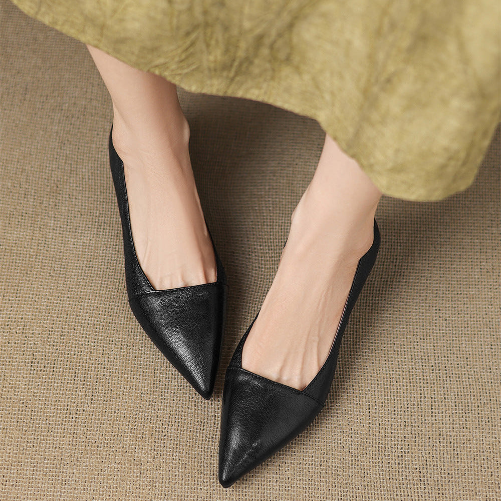 Authentic Leather Heels Venza