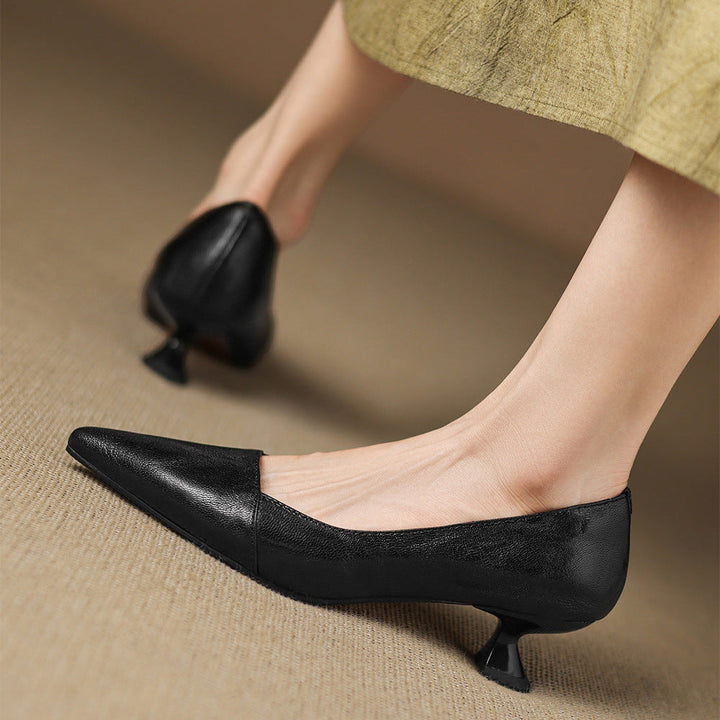 Authentic Leather Heels Venza