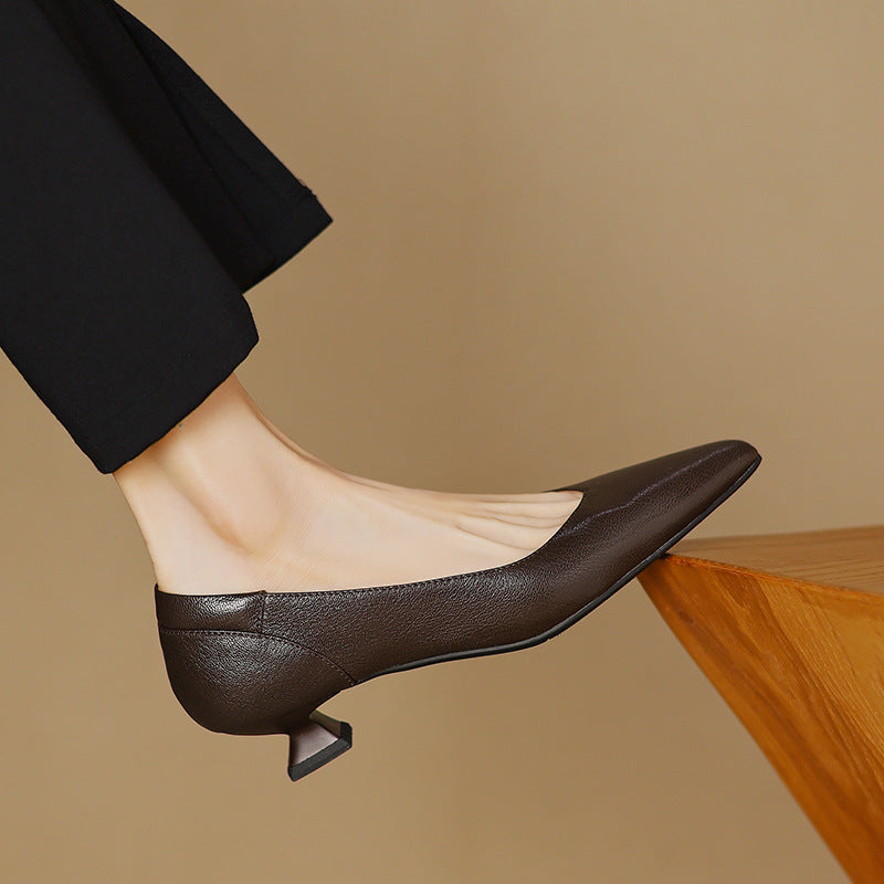 Authentic Leather Heels