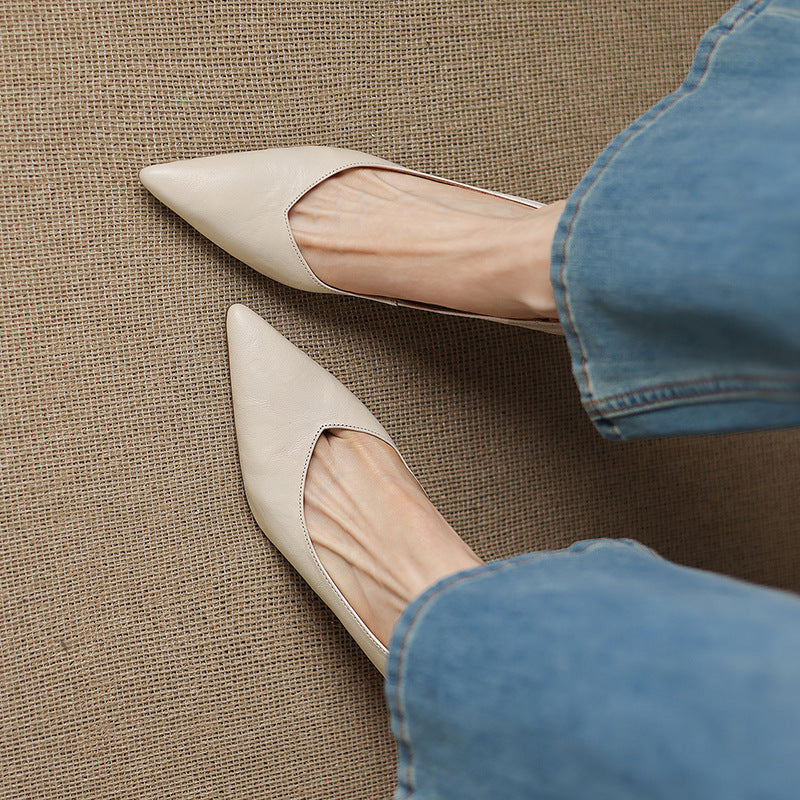 Authentic Leather Heels Veler