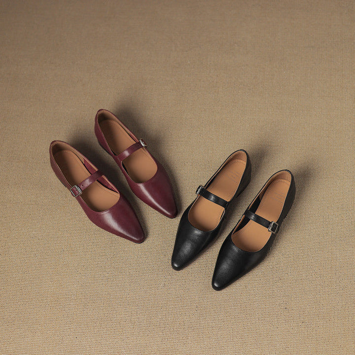 Authentic Leather Heels Orya