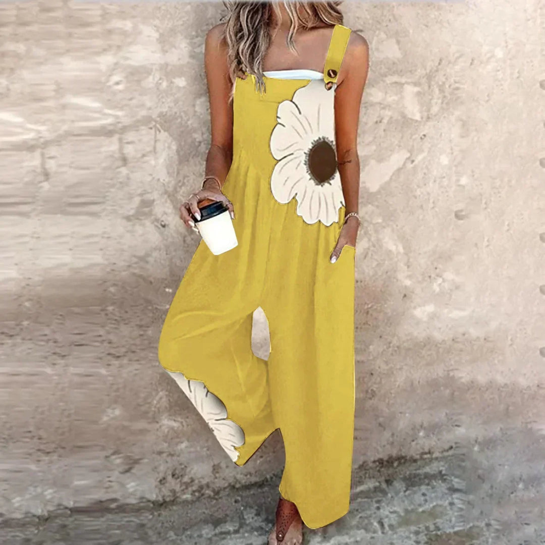 Women's Floral Print Jumpsuit