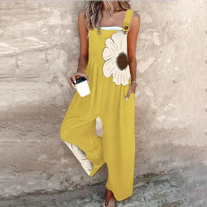 Women's Floral Print Jumpsuit