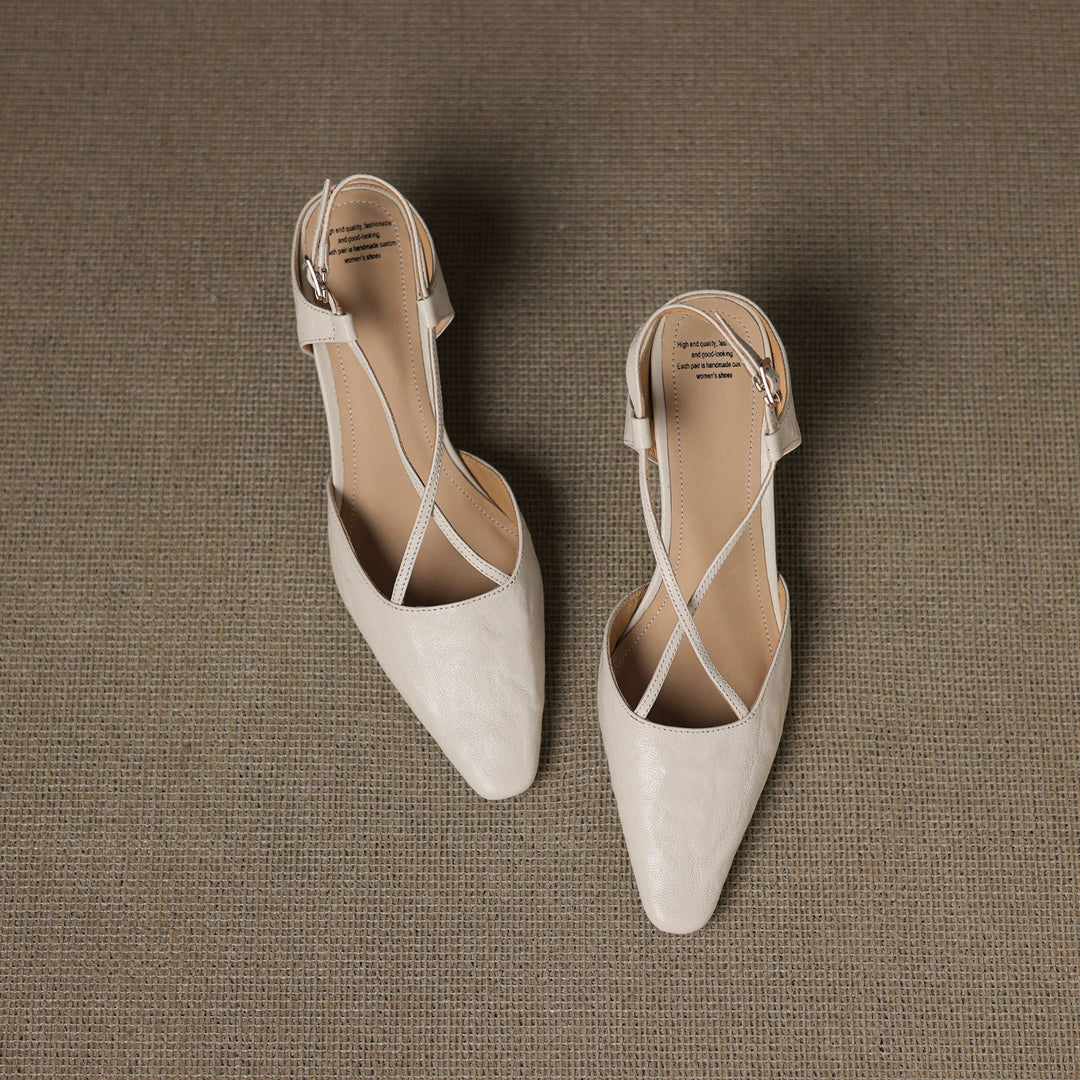 Authentic Leather Heels Velta
