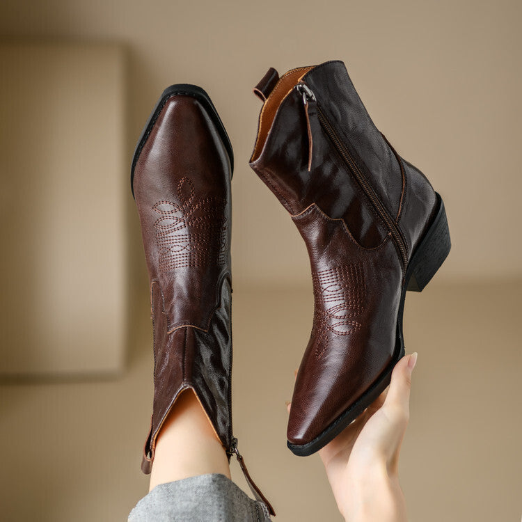 Dakota Genuine Leather Western Boots