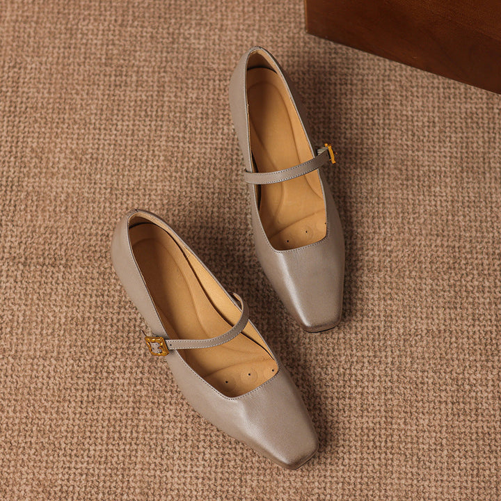 Authentic Leather Heels Aira