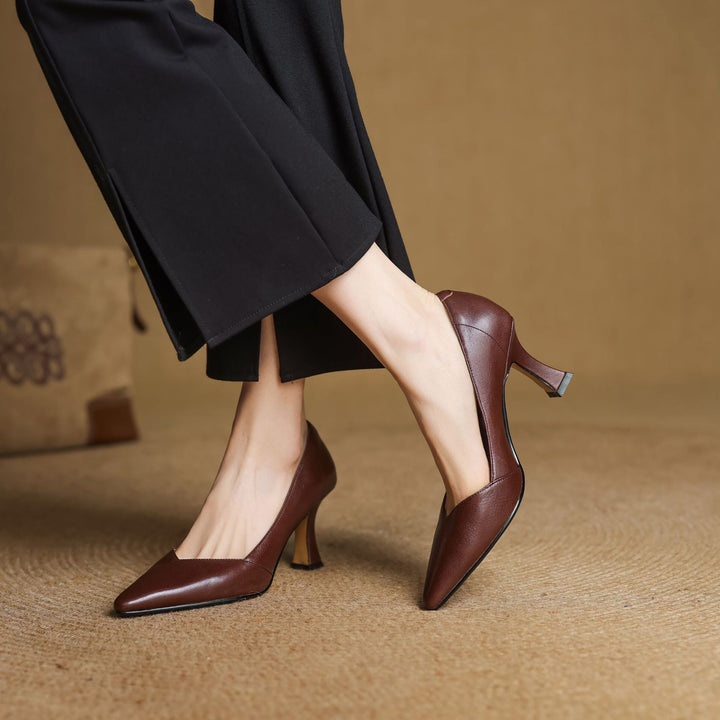 Genuine Leather Women's Heels