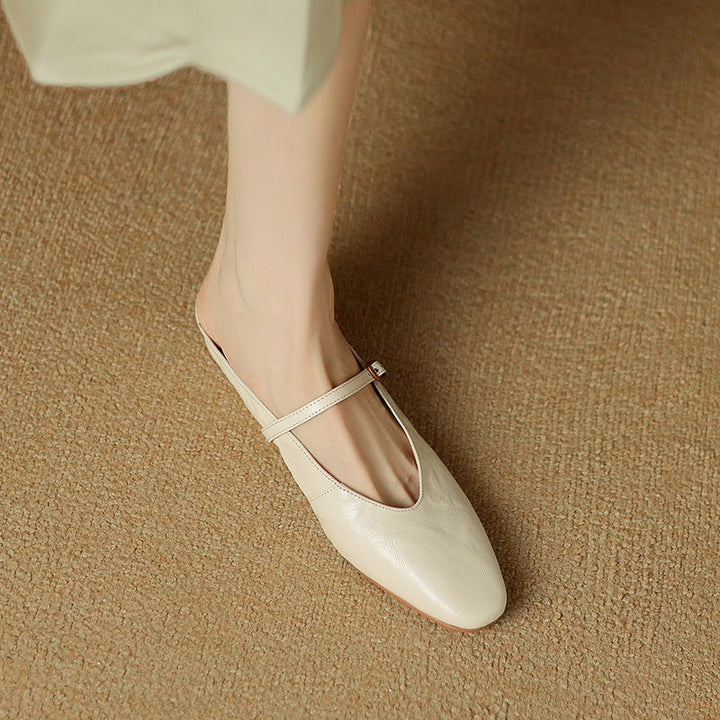 Kiro Genuine Leather Mules