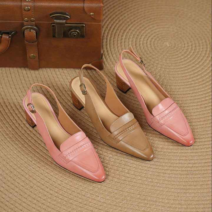 Authentic Leather Heels