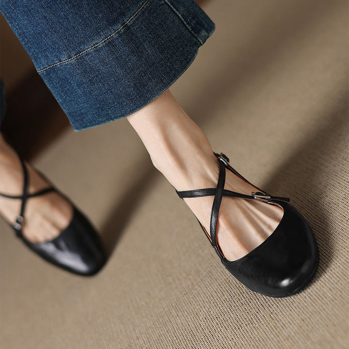 Authentic Leather Heels Orrel