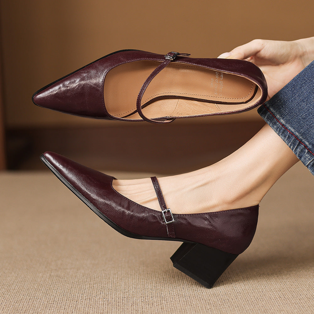 Authentic Leather Heels Orvia