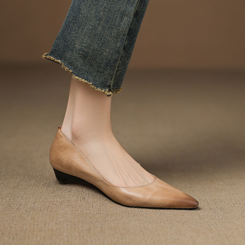 Irella Genuine Leather Flats