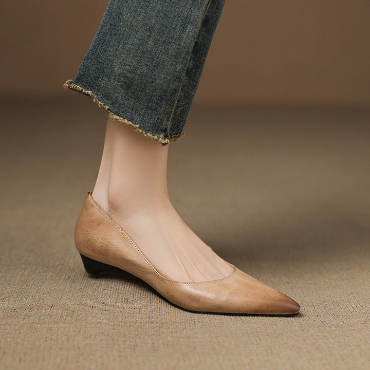 Irella Genuine Leather Flats