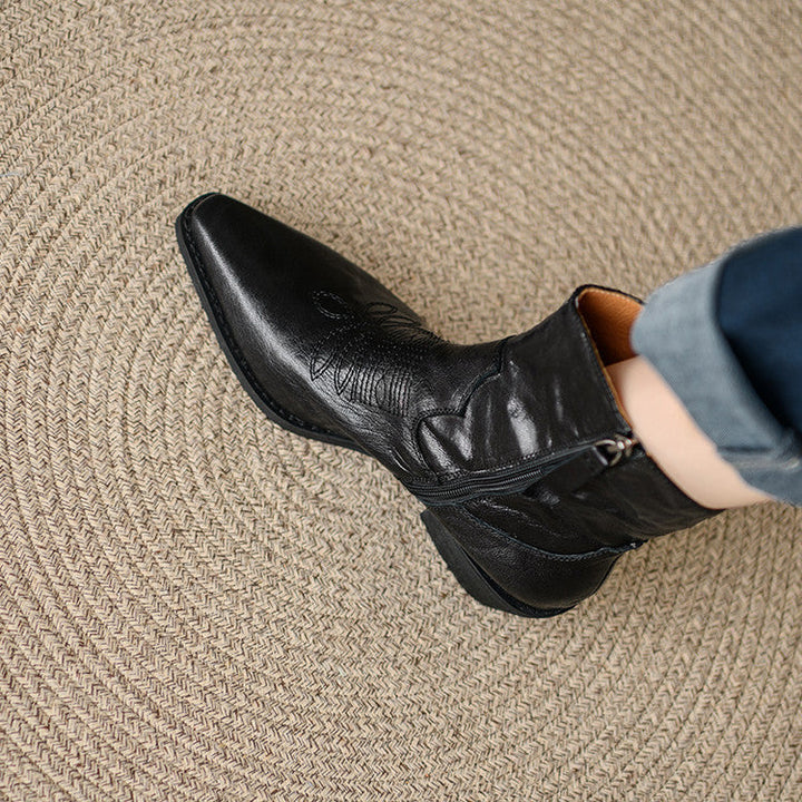 Dakota Genuine Leather Western Boots