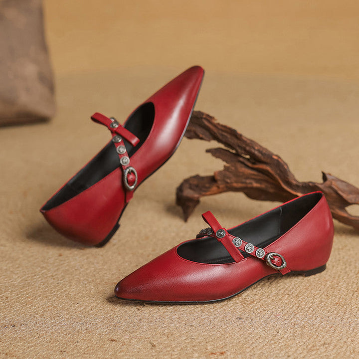 Genuine Leather Crosses with Point