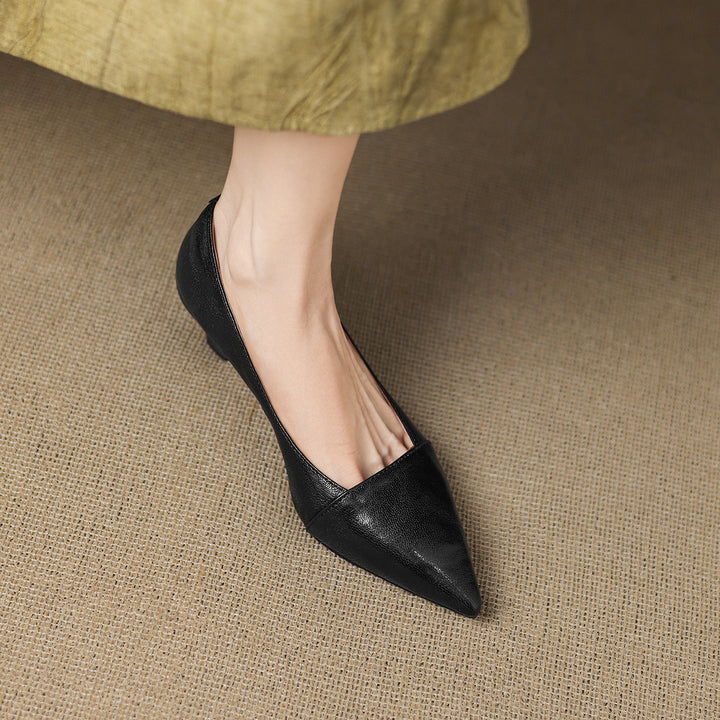 Authentic Leather Heels Venza