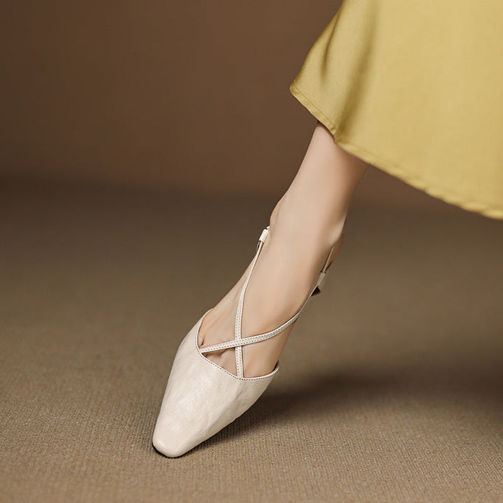 Authentic Leather Heels Velta