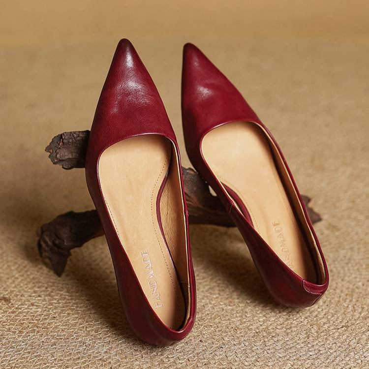 Genuine Leather Heels