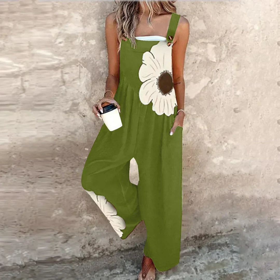 Women's Floral Print Jumpsuit