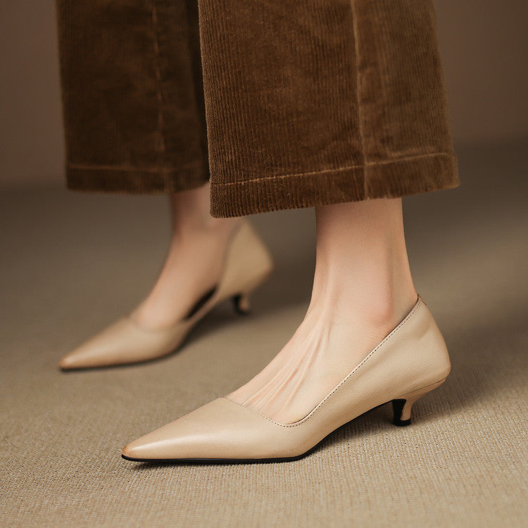 Authentic Vienna Leather Heels