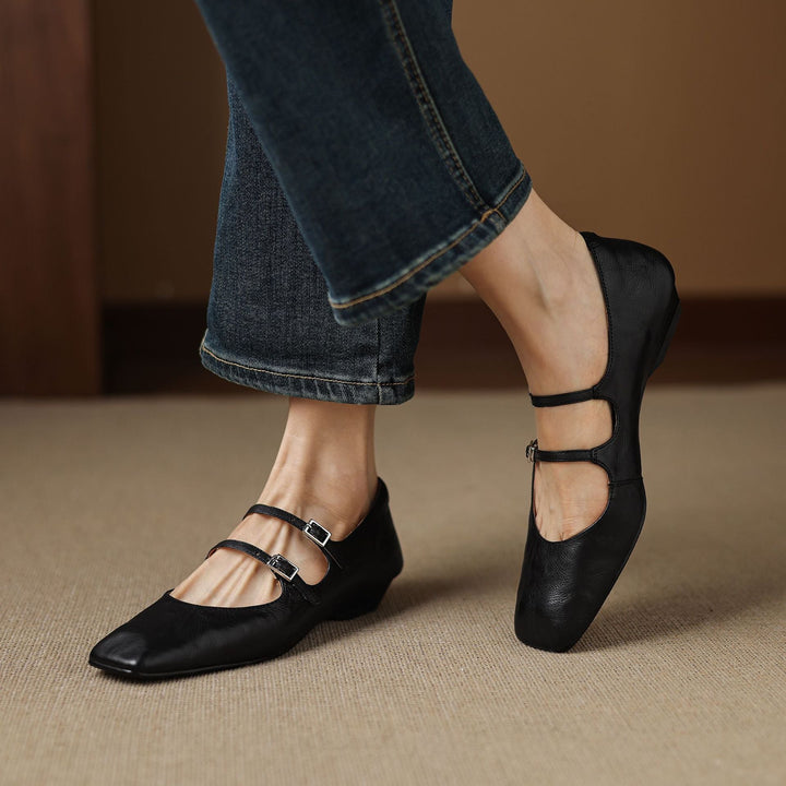 Orik Genuine Leather Flats