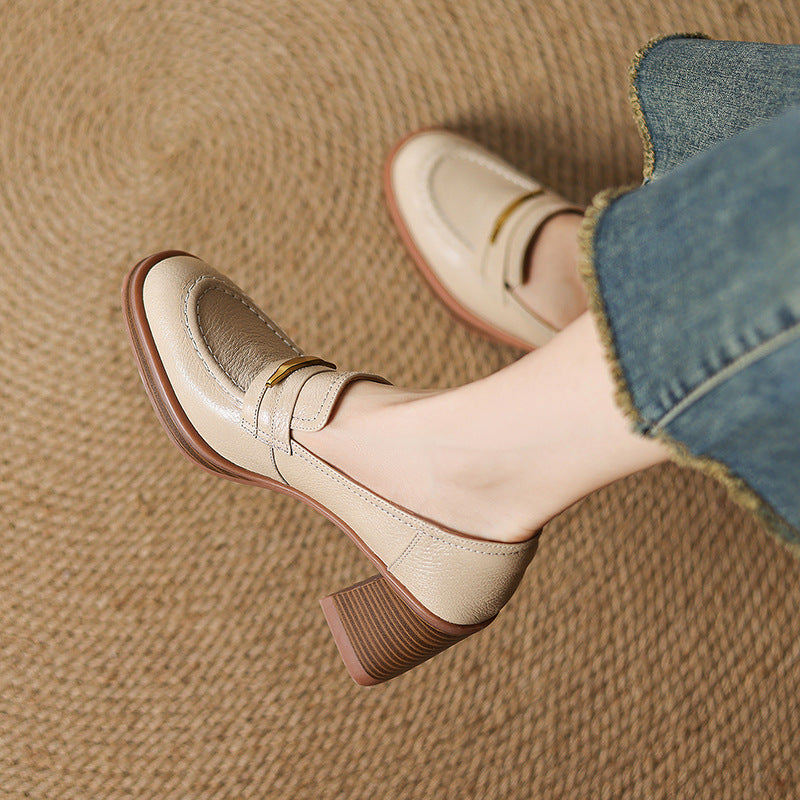 Zivra Genuine Leather Heels