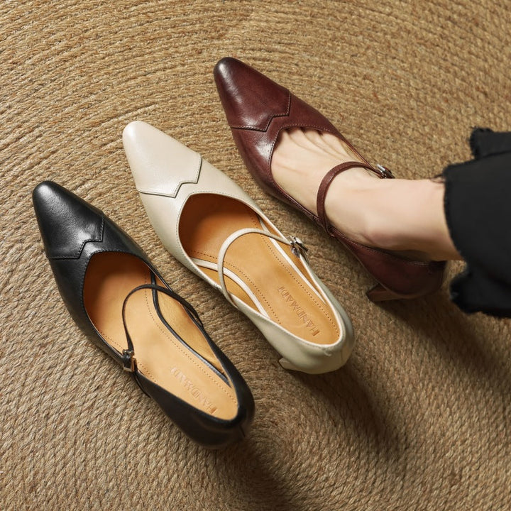 Genuine Leather Espadrilles