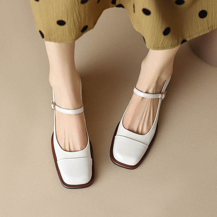 Authentic Leather Heels Erel