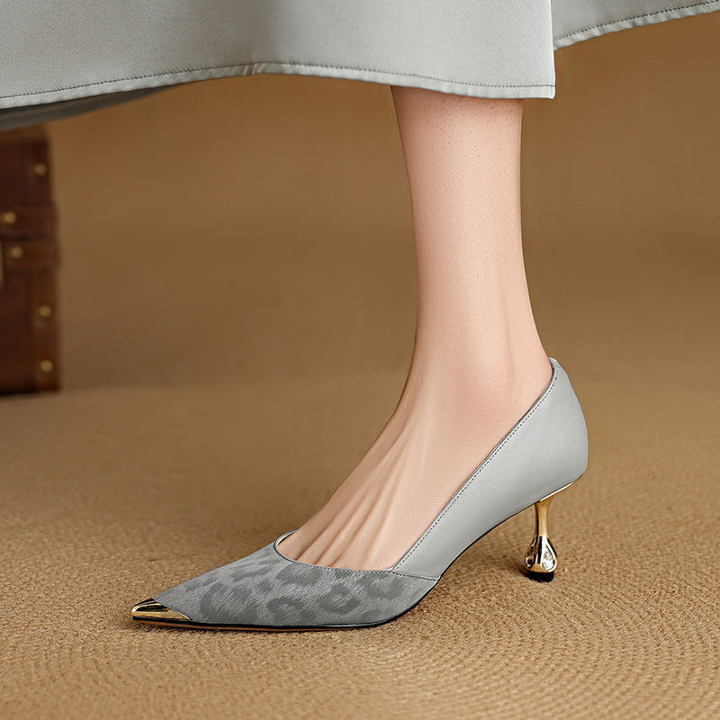 Authentic Leather Heels Valea