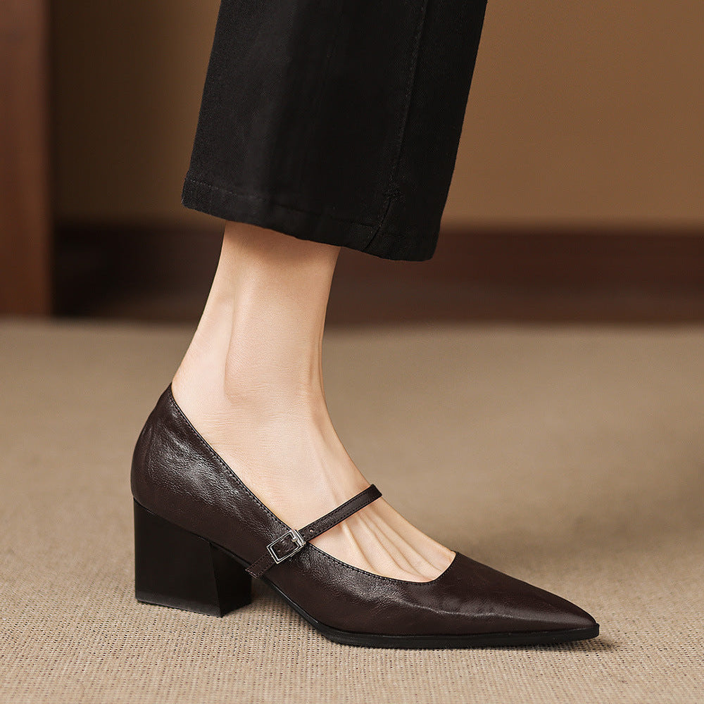 Authentic Leather Heels Orvia