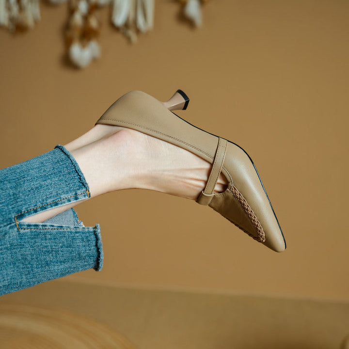 Authentic Leather Stiletto Heels Orel