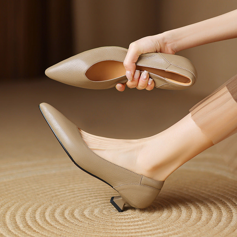 Authentic Leather Heels