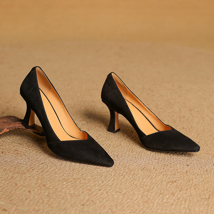 Genuine Leather Women's Heels