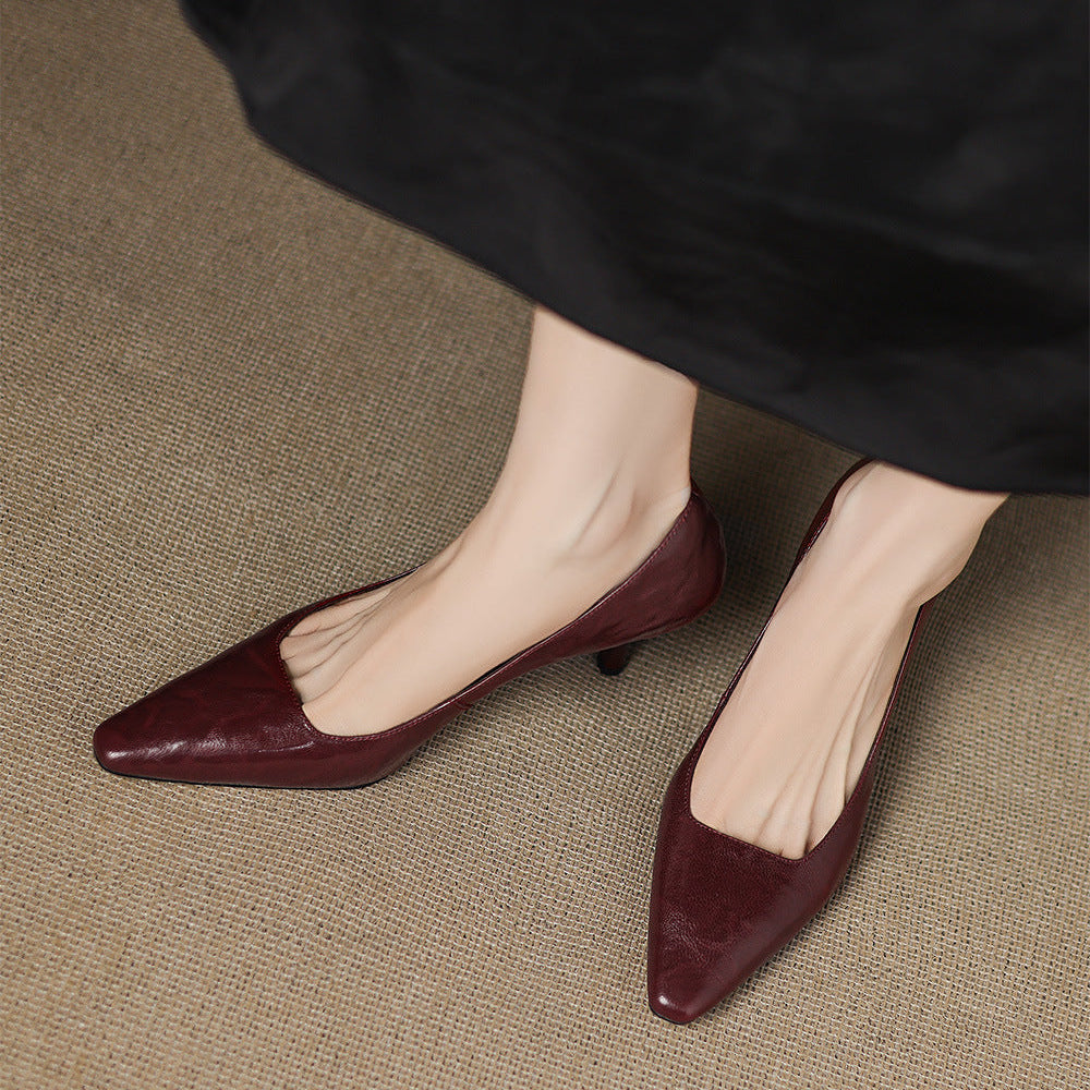 Authentic Leather Heels