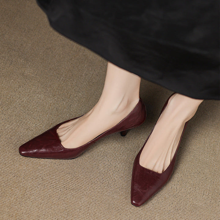 Authentic Leather Heels