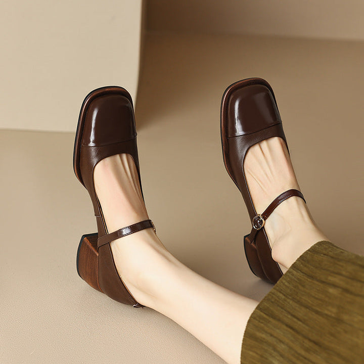 Authentic Leather Heels Erel