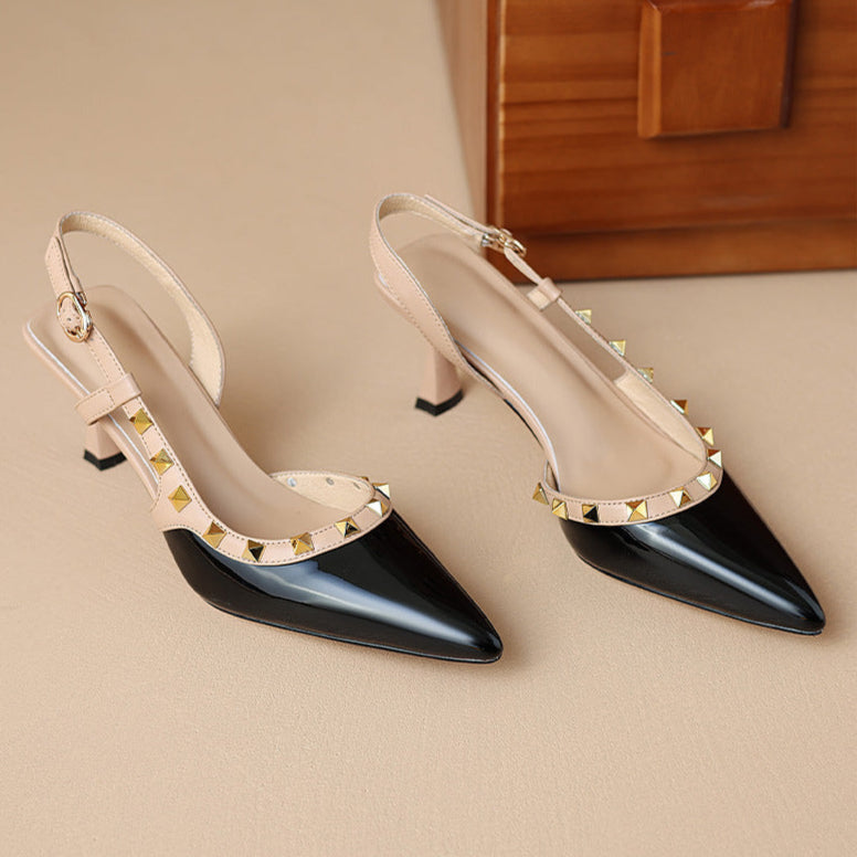 Genuine Leather Heels - Additional Option