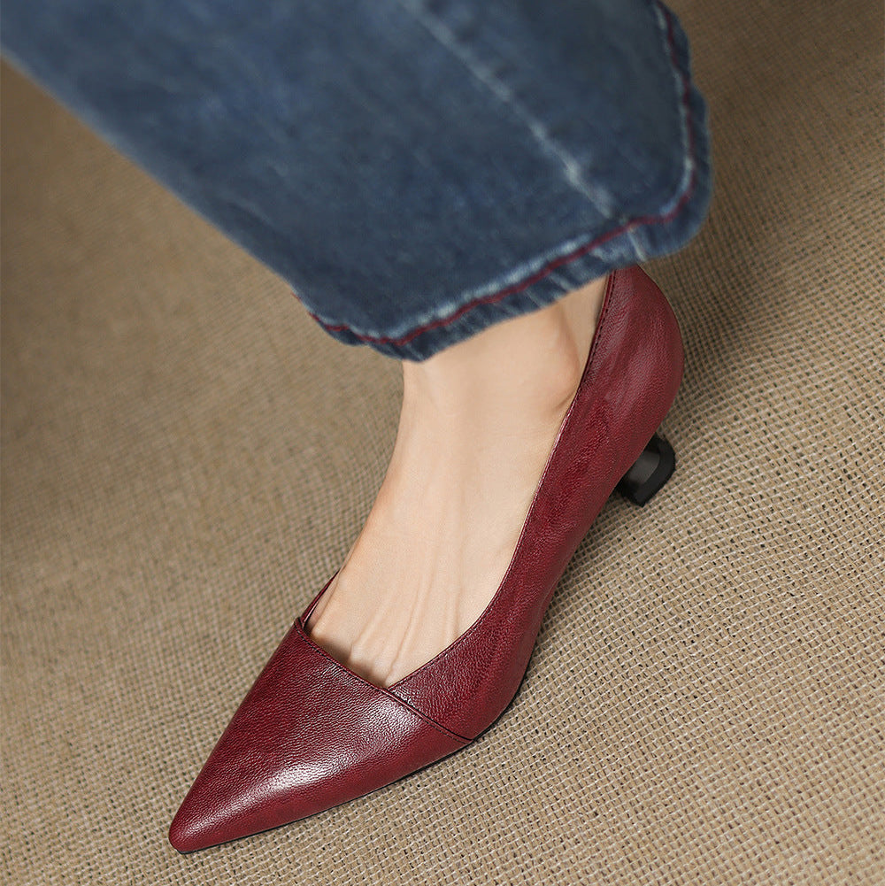 Venza Genuine Leather Heels