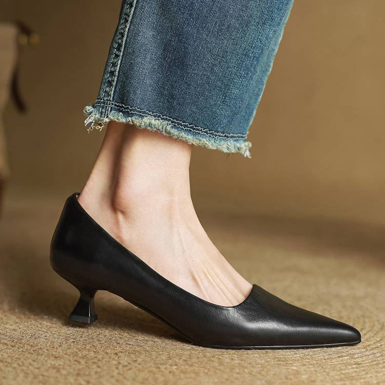 Genuine Leather Heels