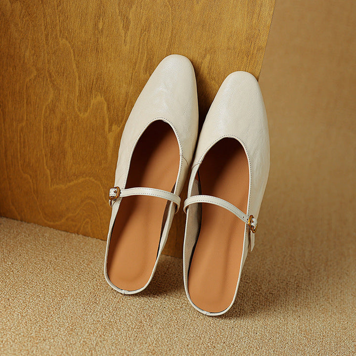 Kiro Genuine Leather Mules