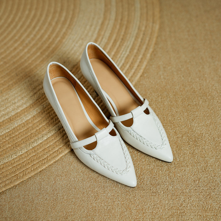 Authentic Leather Stiletto Heels Orel