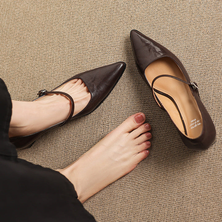Authentic Leather Heels Orvia