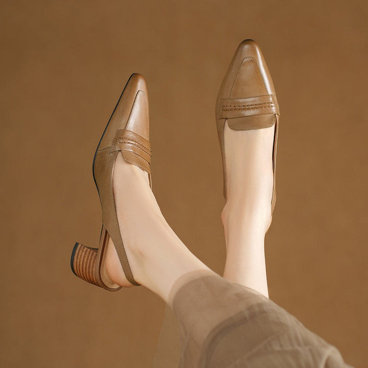 Authentic Leather Heels