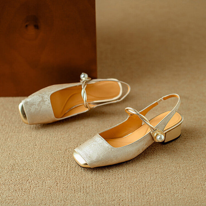 Galeni Leather Heels