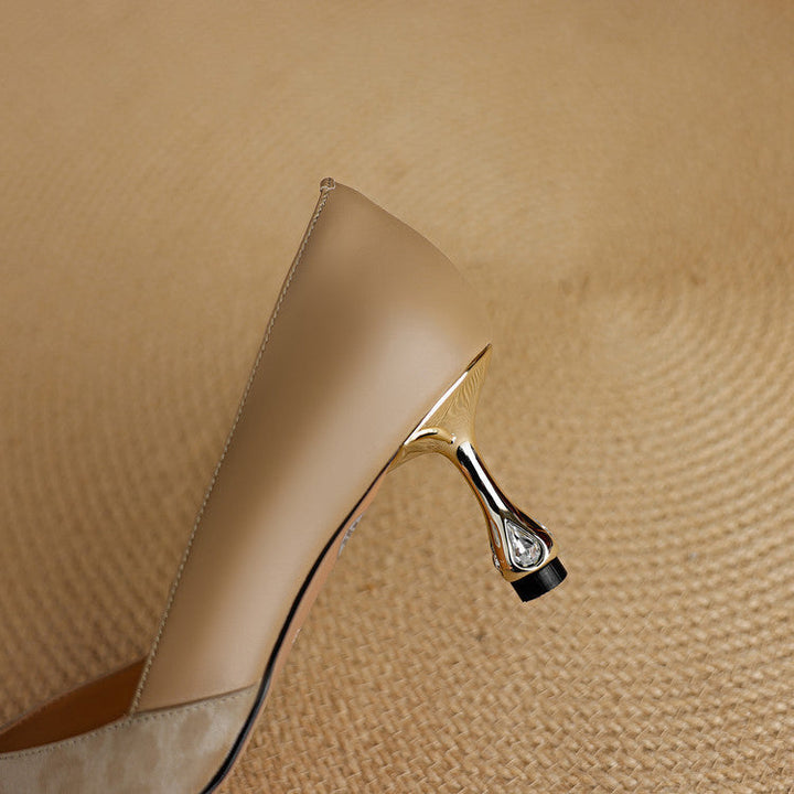 Authentic Leather Heels Valea