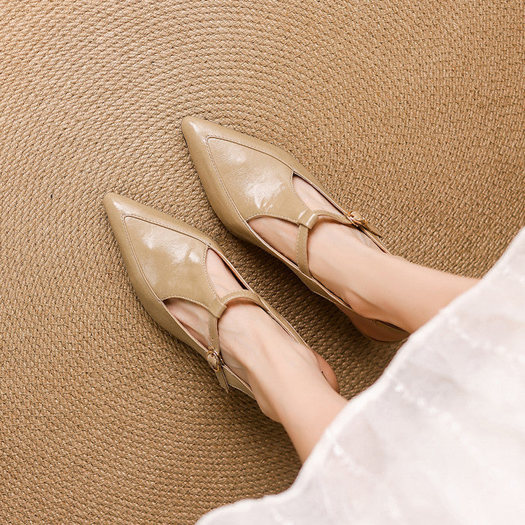 Lauren Leather Heels