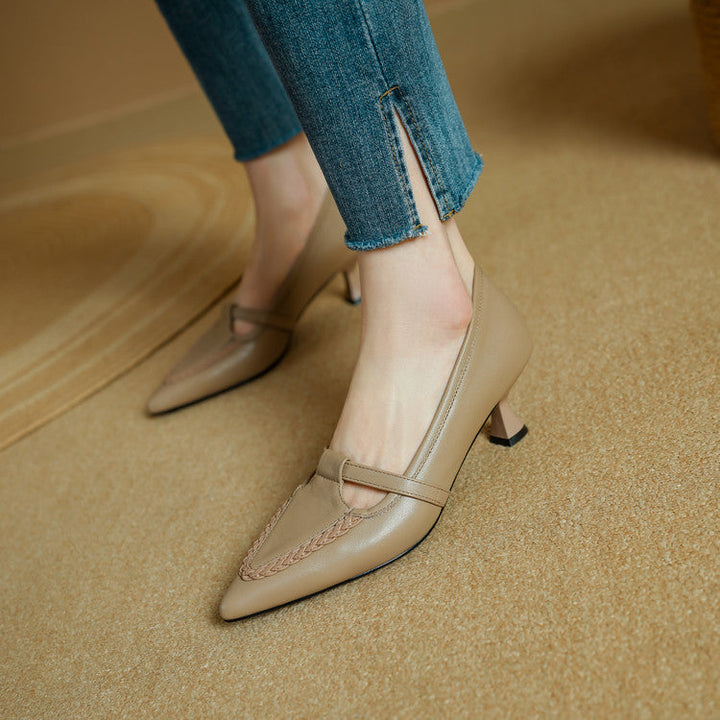Authentic Leather Stiletto Heels Orel